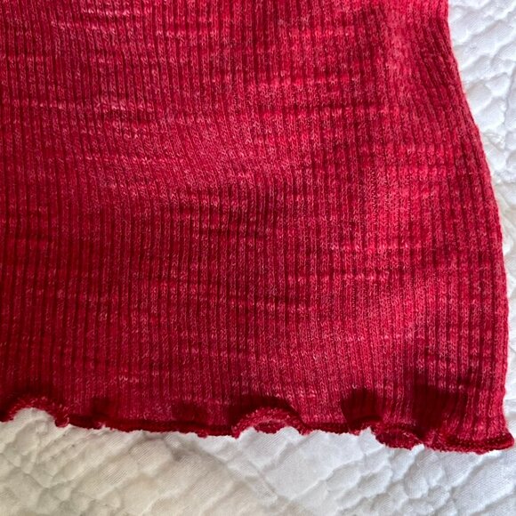 T. La Red Mock Turtleneck Tee Sz XL Half SLeeve - Picture 4 of 6